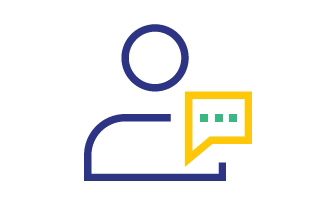 Keeping in touch icon